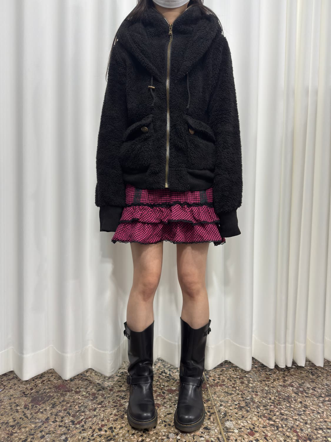 tralala check punk mini skirt 상품이미지4