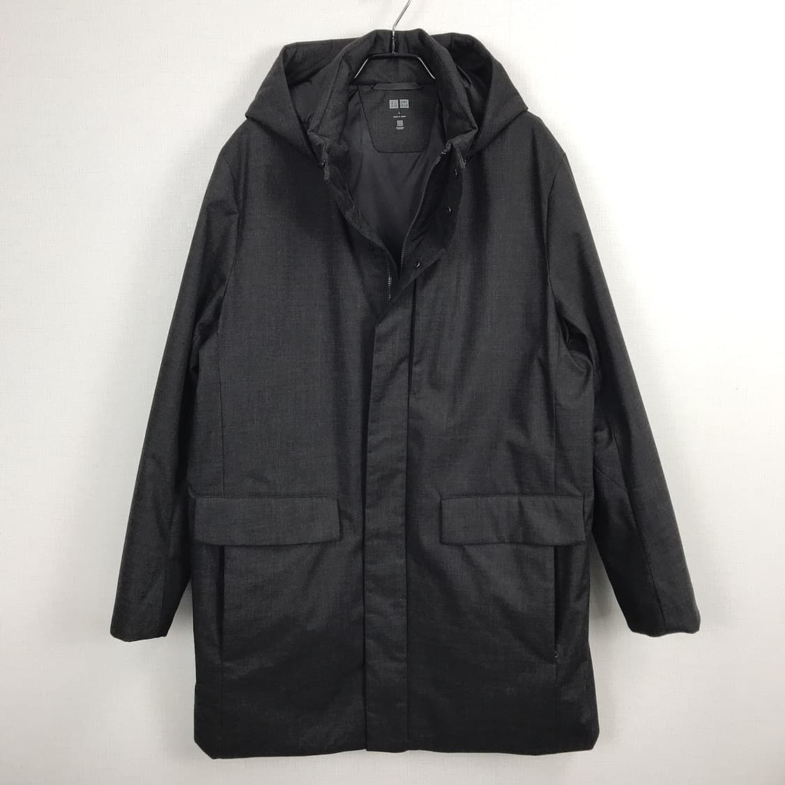 유니클로 하이브리드 다운 코트 패딩 남성L 상품이미지3