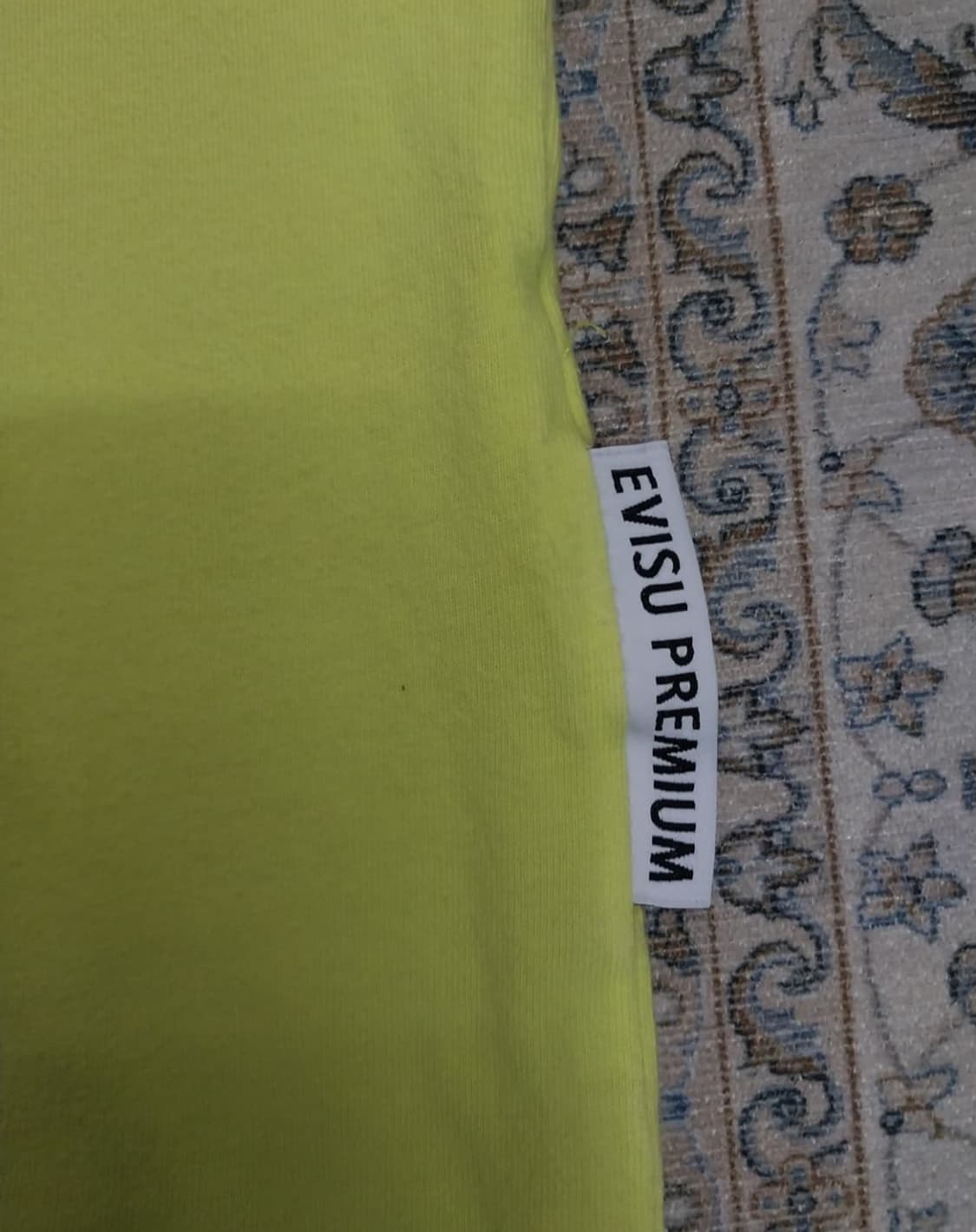 에비수 EVISU 로고 라임 반팔 티셔츠 90 (55반까지) 상품이미지5