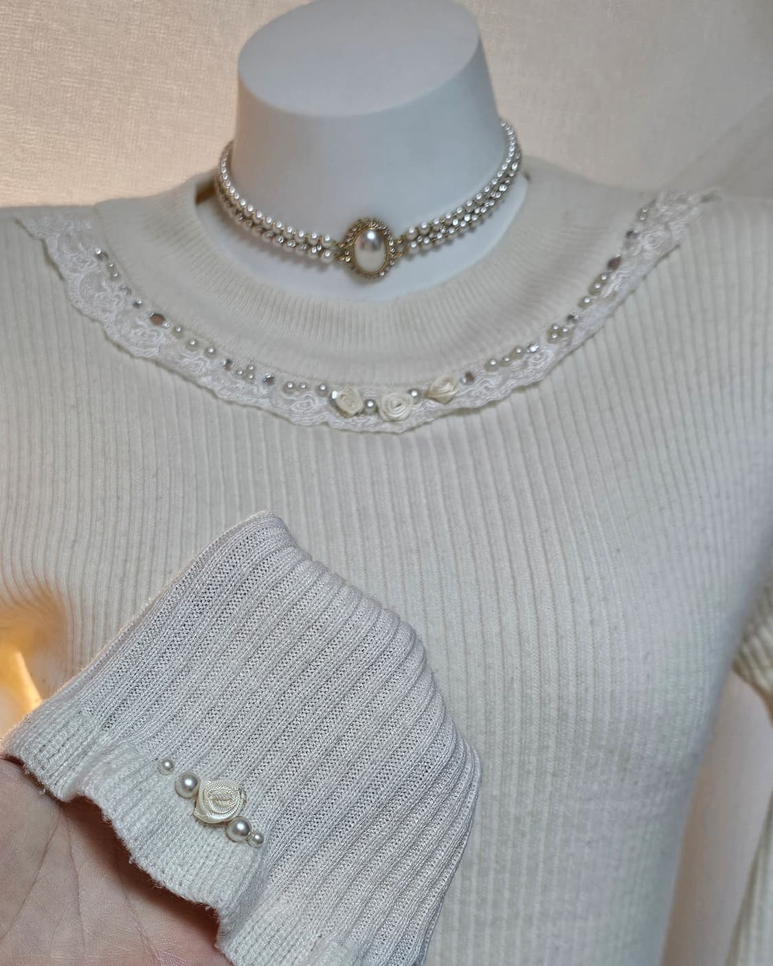 White mori fairy look style set 상품이미지8