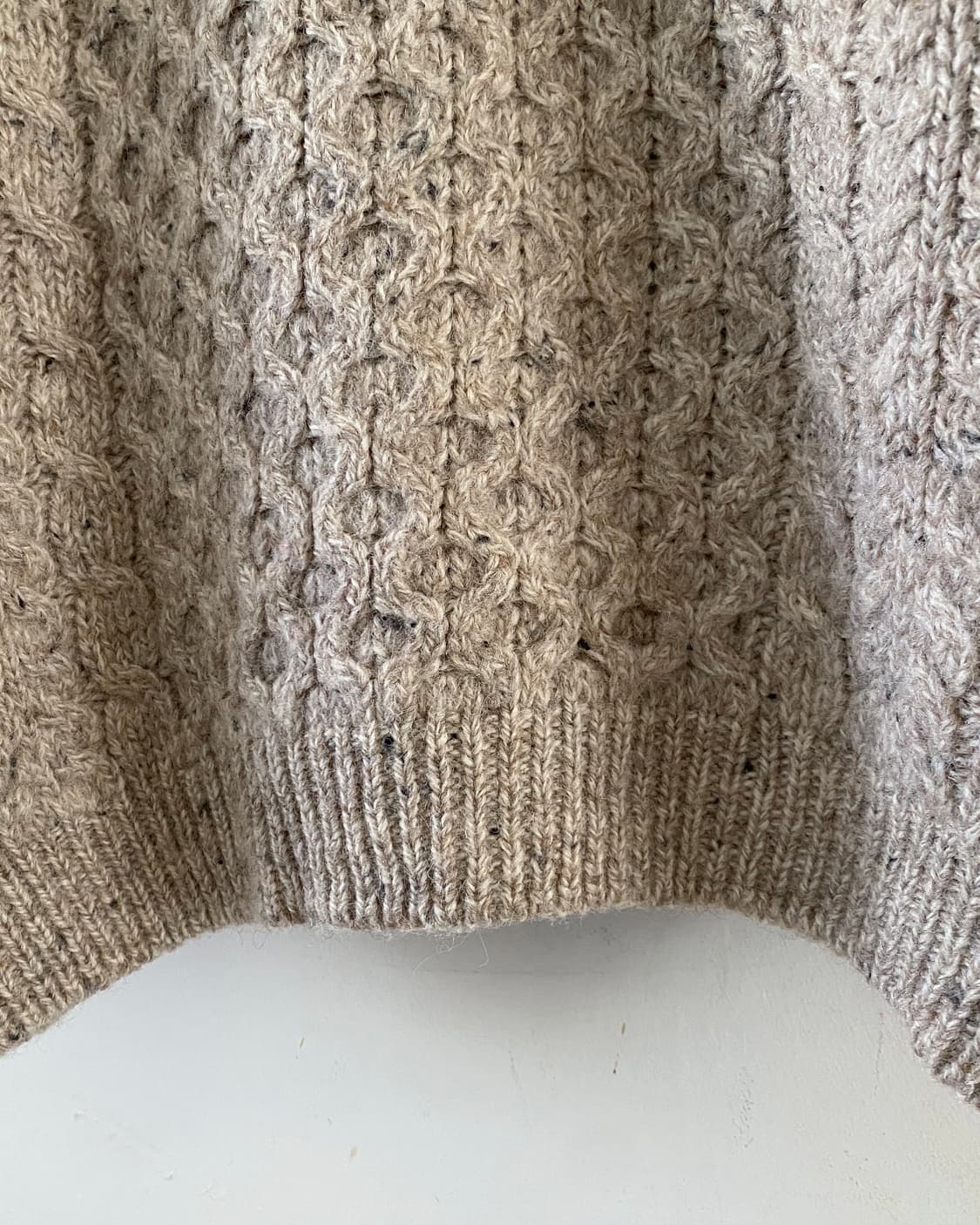 HIGHLAND HOME INDUSTRIES 아란 피셔맨 울 니트 스웨터 상품이미지7