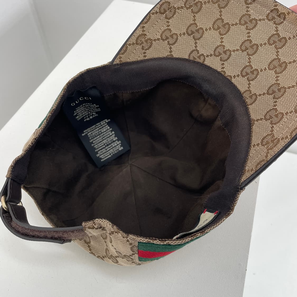 구찌 GG 볼캡 브라운 상품이미지4