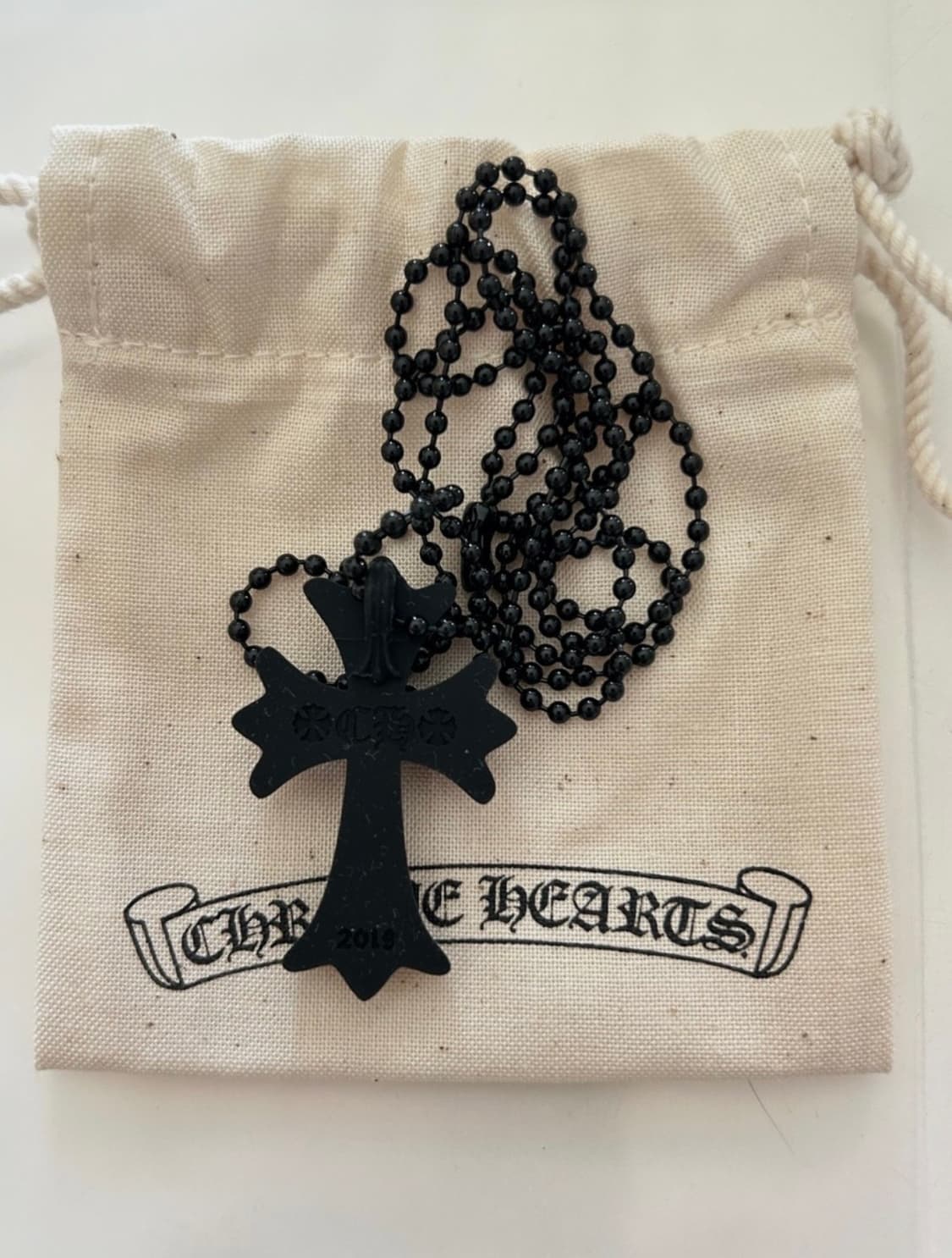 크롬하츠 실리크롬 목걸이 블랙 상품이미지2