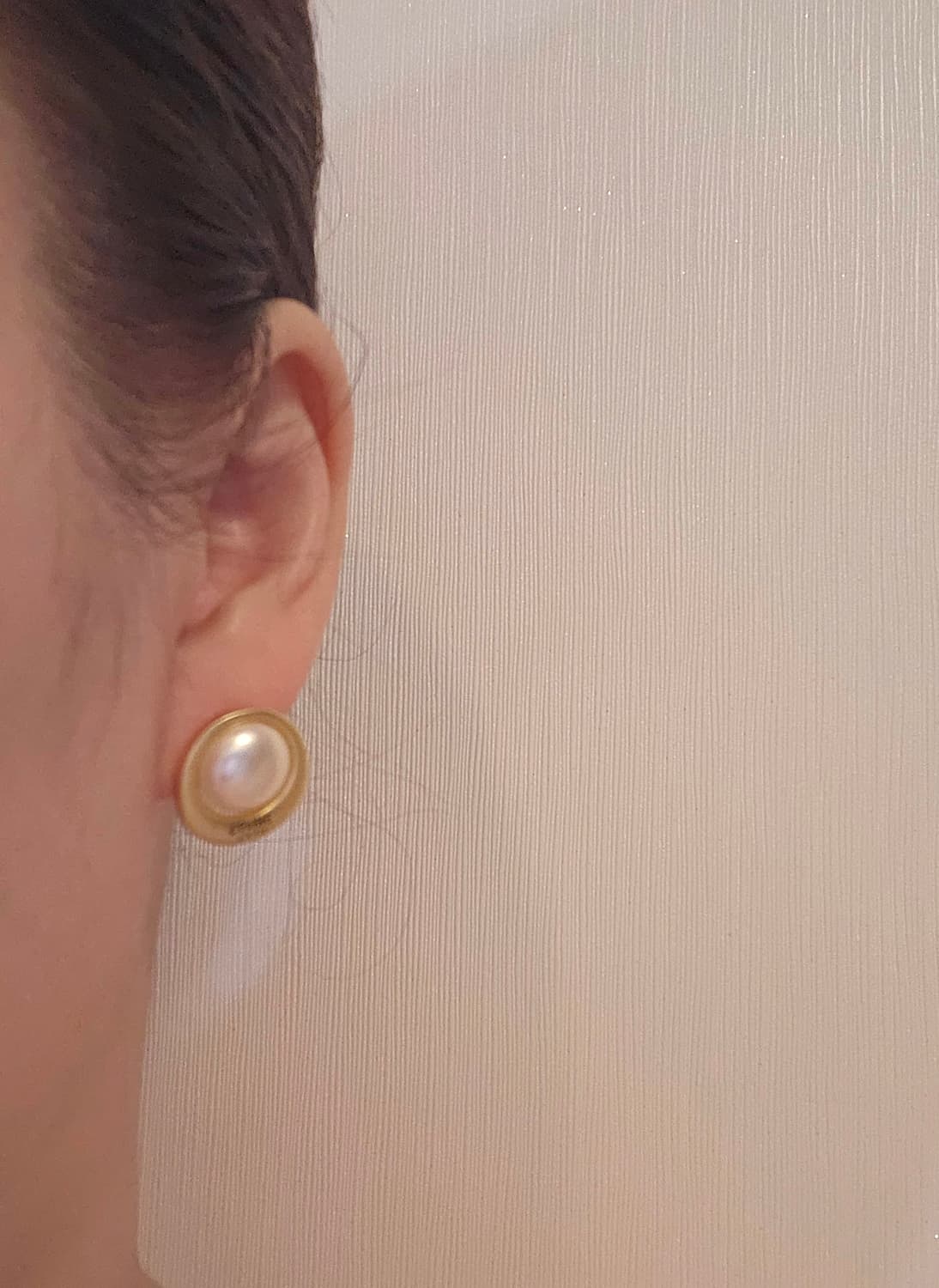 셀린느 앤틱진주단추 귀걸이 상품이미지6