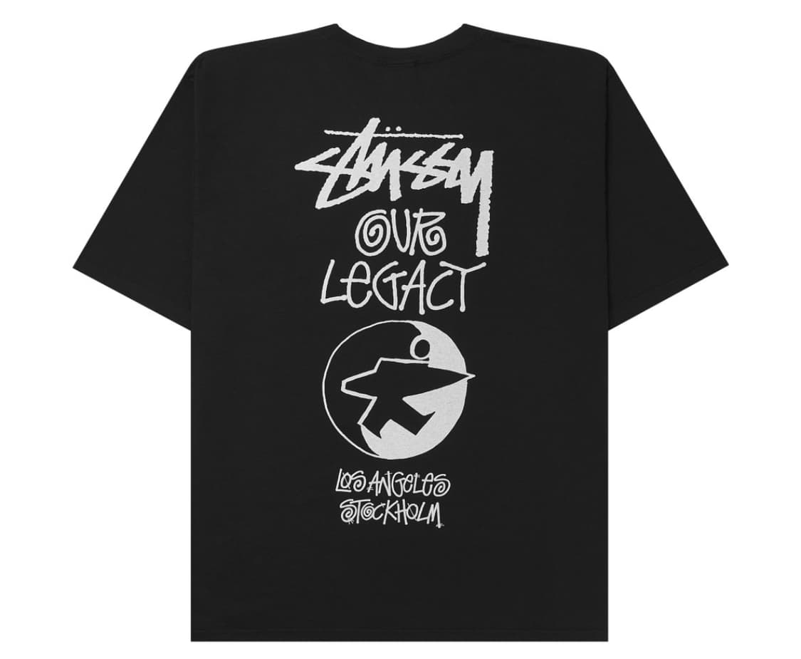 스투시x아워레거시 서프맨 티셔츠 stussy x our legacy S 상품이미지1
