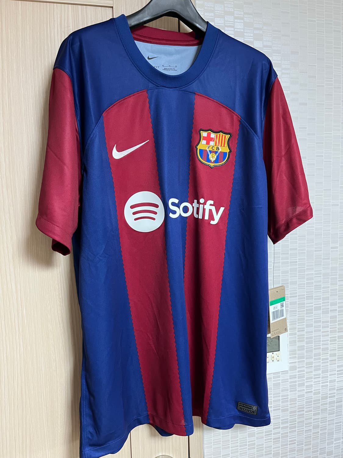 [L,XL] 바르셀로나 23-24 홈 유니폼 새상품 판매 상품이미지1