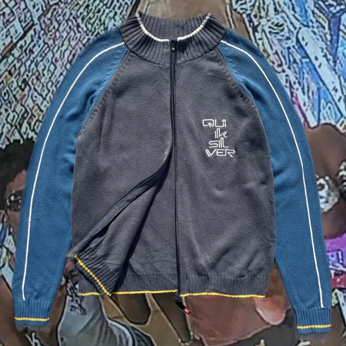 QUIKSILVER cotton zip up 상품이미지1