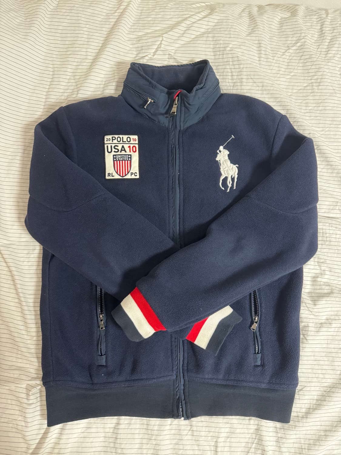 🇺🇸희귀 대장급 🇺🇸폴로 랄프로렌 빅포니 USA 플리스 자켓  상품이미지2