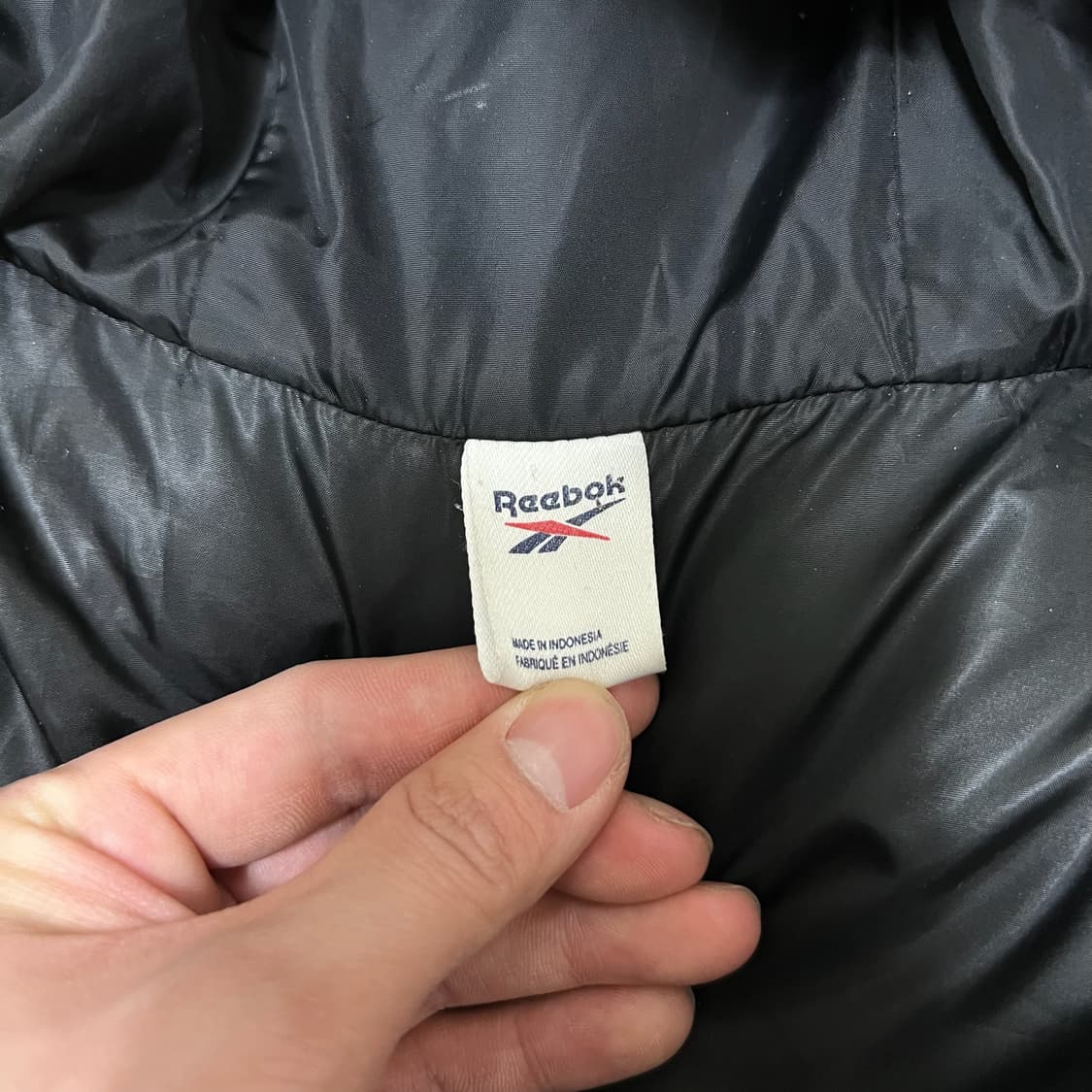 리복 클래식 와펜 후드 푸퍼 패딩 L/100  상품이미지5