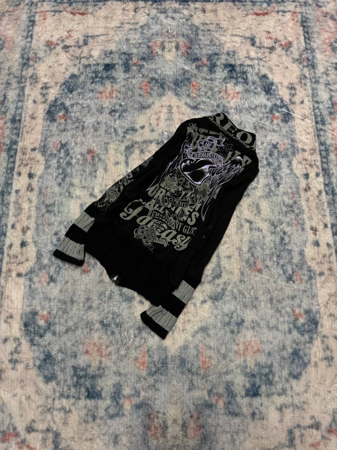 Glitz 00s fairy knit zip up 상품이미지1