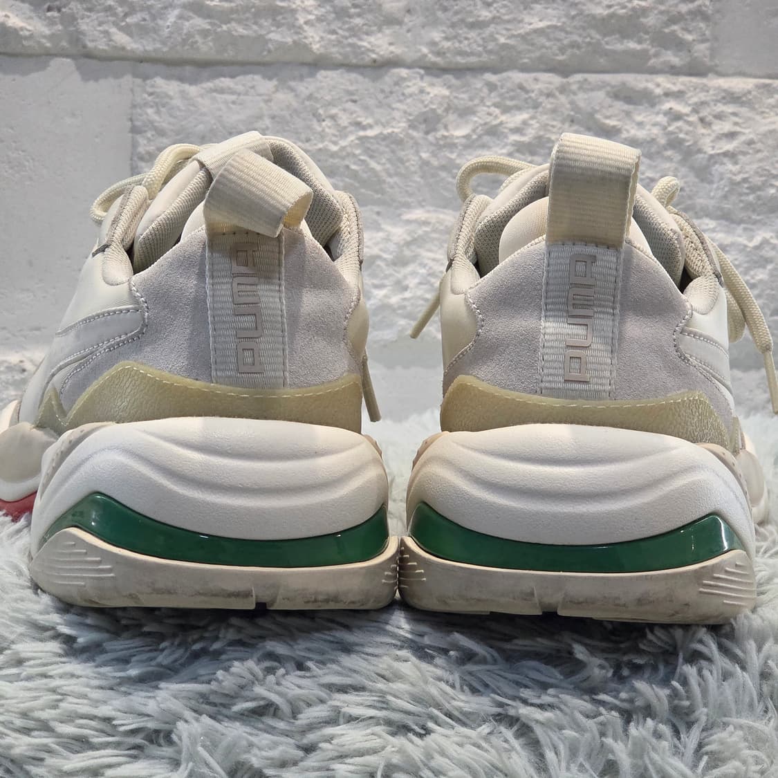 2w-30:푸마 썬더 스펙트라(Thunder) 화이트 24.5cm 상품이미지3