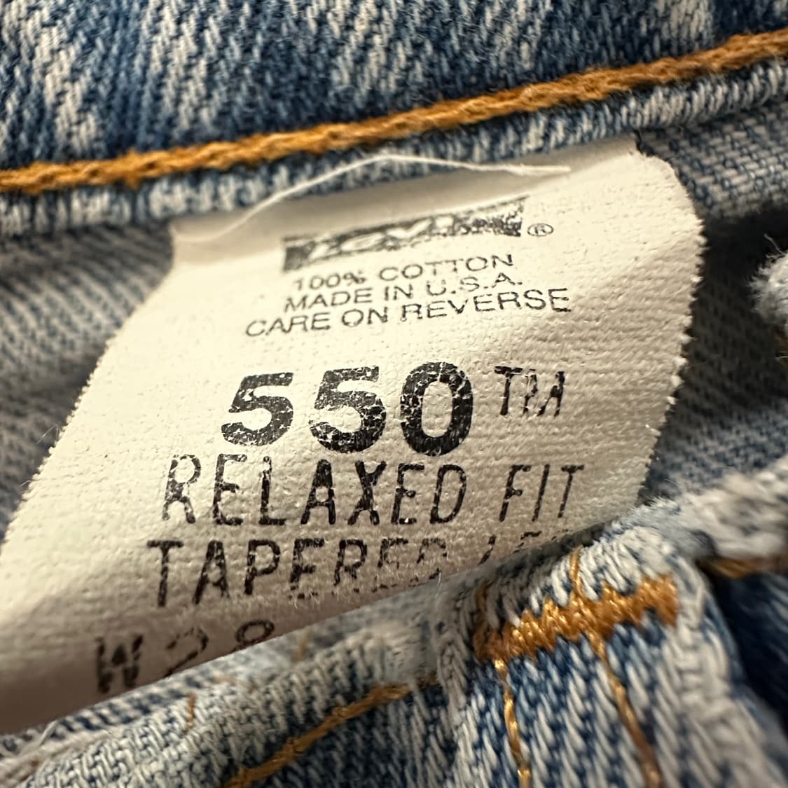 LEVI'S 550 90's usa made vintage denim 상품이미지4
