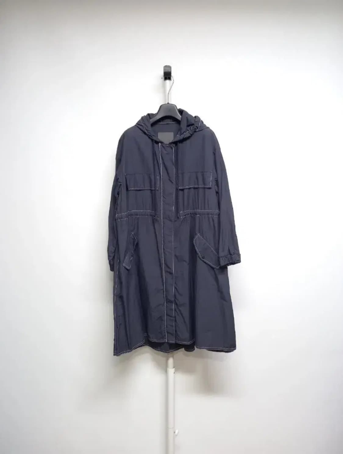 데코 춘추 홀겹 후드 얇은포코노 롱 바람막이 F 상품이미지1