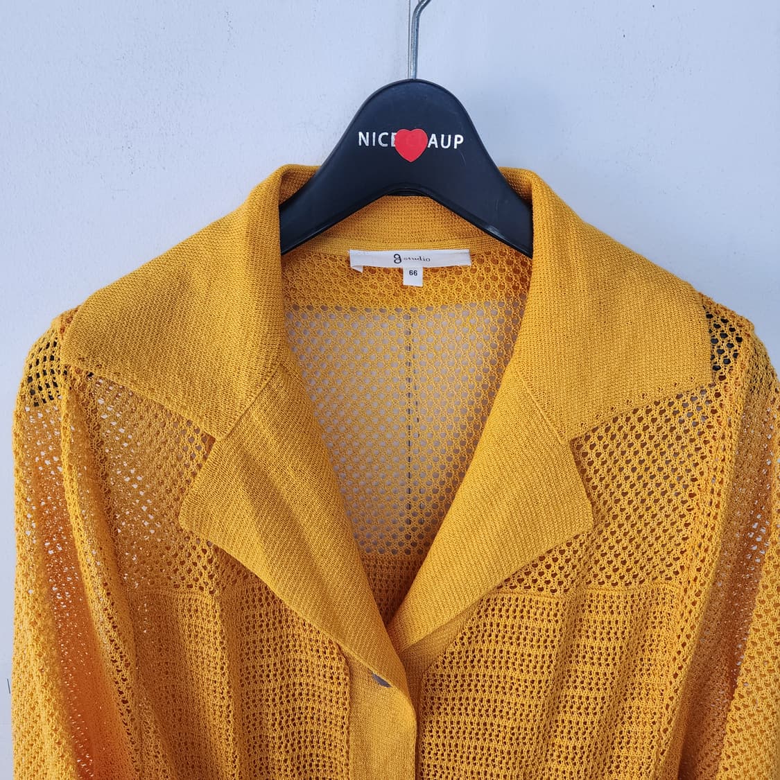 지스튜디오 옐로우 니트 롱 원피스 상품이미지2