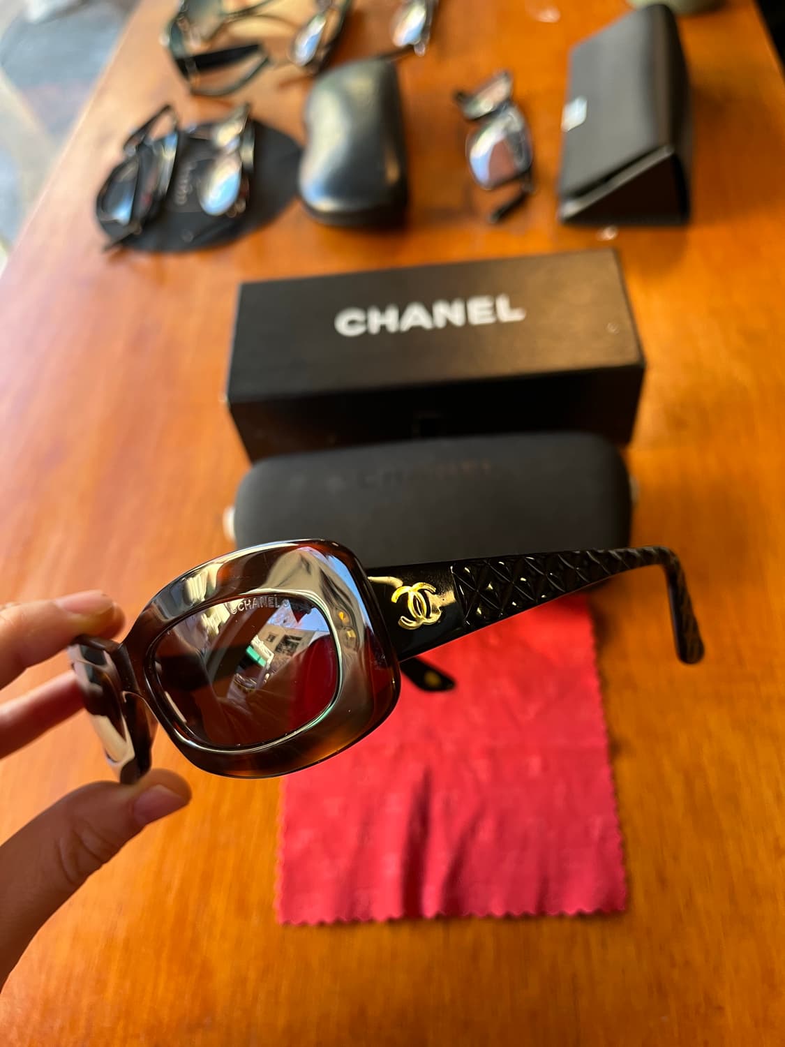 샤넬 90s 선글라스 mod.5006 톨토이즈 상품이미지3