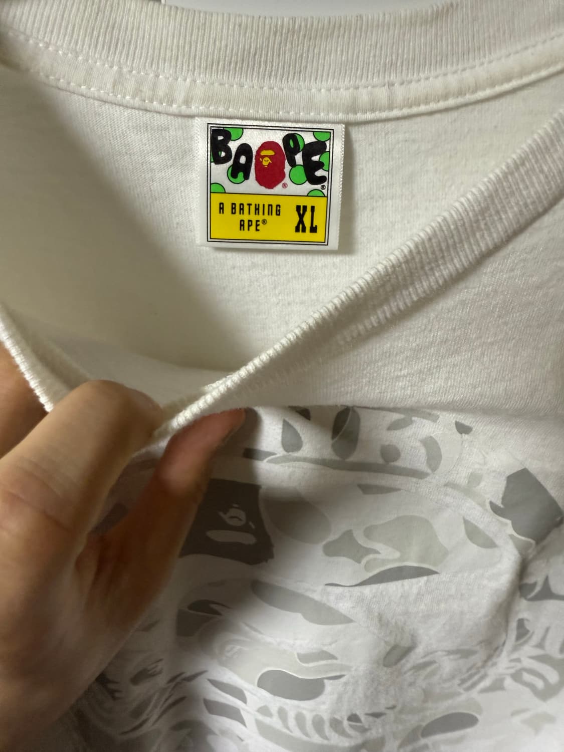 베이프 도쿄 하라주쿠 다루마 롱슬리브 XL 상품이미지4