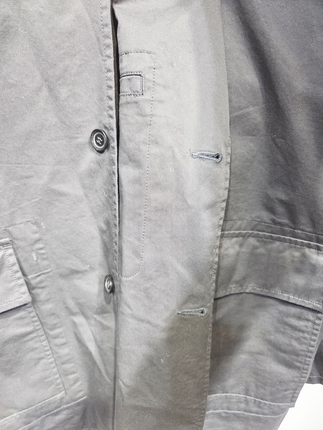 모이프 블랙 포켓 유니폼 코튼 자켓 상품이미지5