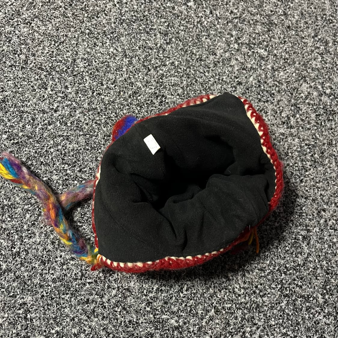 빈티지 핸드메이드 네팔 귀도리 비니 상품이미지3