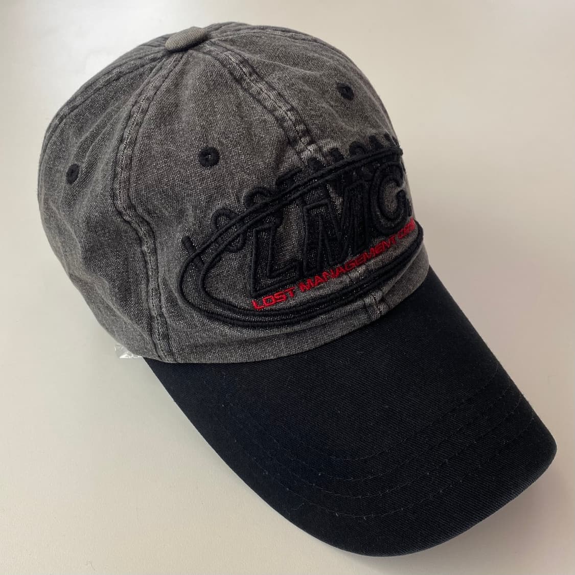 LMC 고스트 워싱 6패널 캡 - 블랙/차콜 상품이미지2