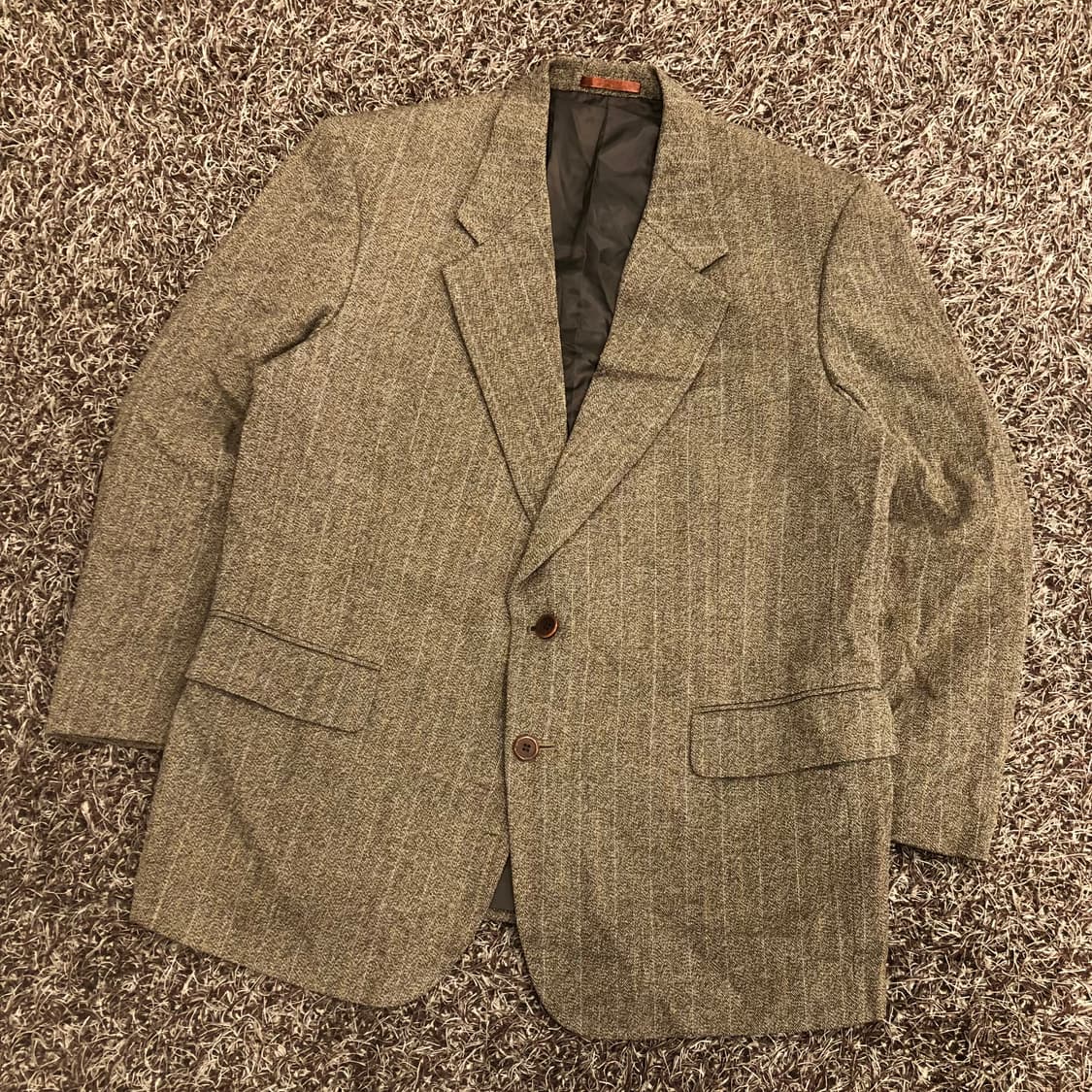 입생로랑 대디핏 헤링본 캐시미어 울 블레이저 자켓  상품이미지1