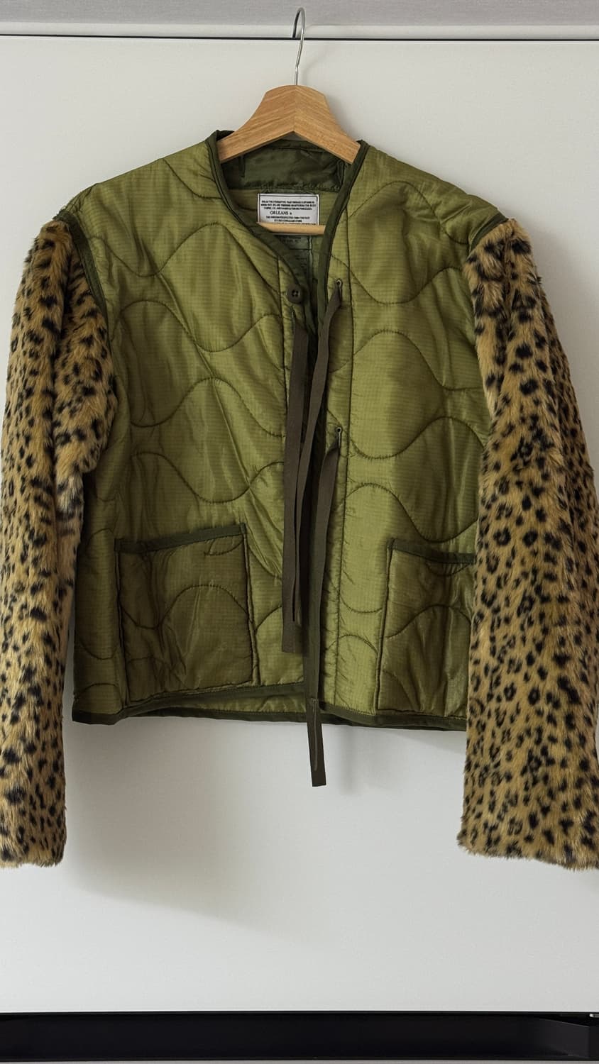올리언스 리메이크 호피 자켓 상품이미지2