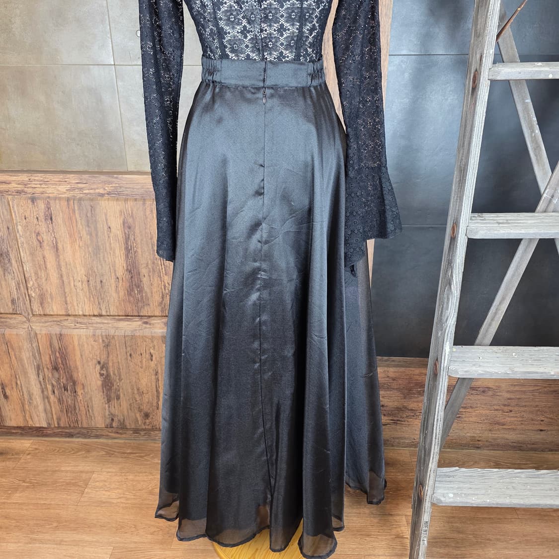 오간자 맥시롱 스커트 상품이미지3