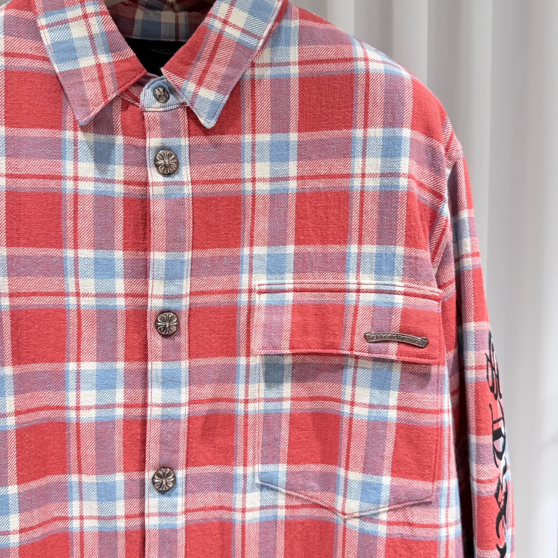 (A+/XL) / 크롬하츠 플란넬 체크 셔츠 자켓 상품이미지2