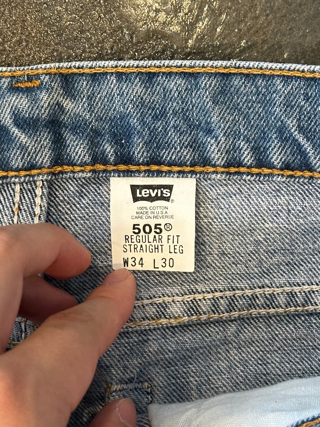 90s Levis 리바이스 505 Made In USA W34 L30 상품이미지3