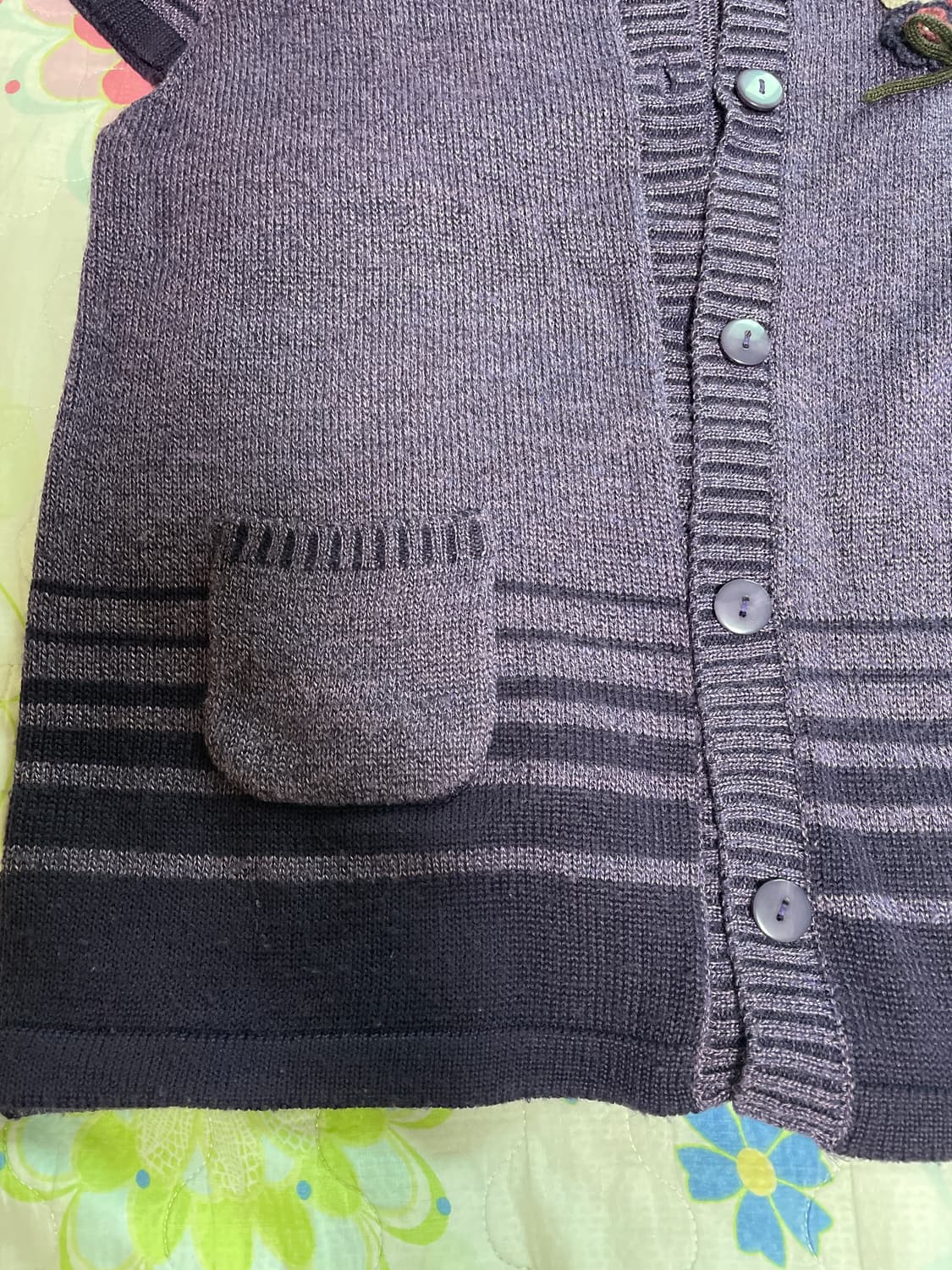 니트반팔가디건 상품이미지3