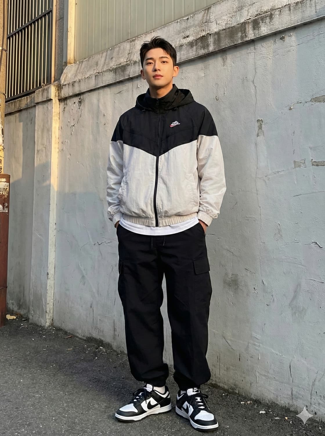 나이키 스우시 반집업 후드 아노락_M 상품이미지1