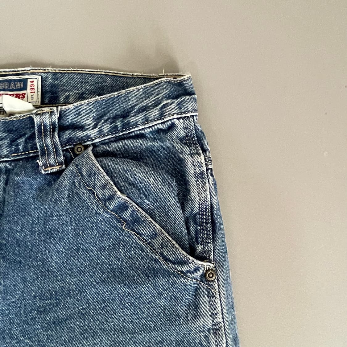(27) 올드네이비 뒷 카펜더포인트 진청 데님 상품이미지3