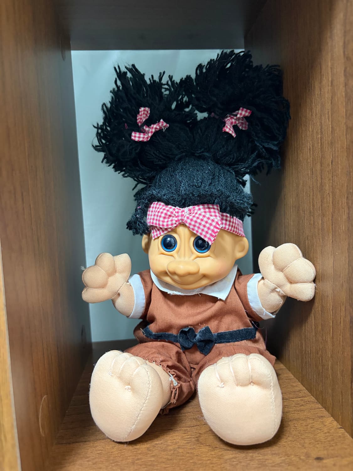 Russ 정품 뽀글 펌킨 소프트 트롤 빈티지 인형 상품이미지1