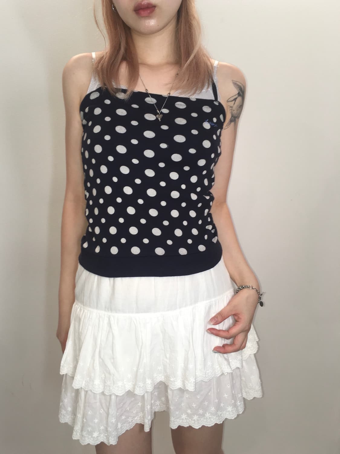 jpn vintage polka dot halter top 상품이미지1