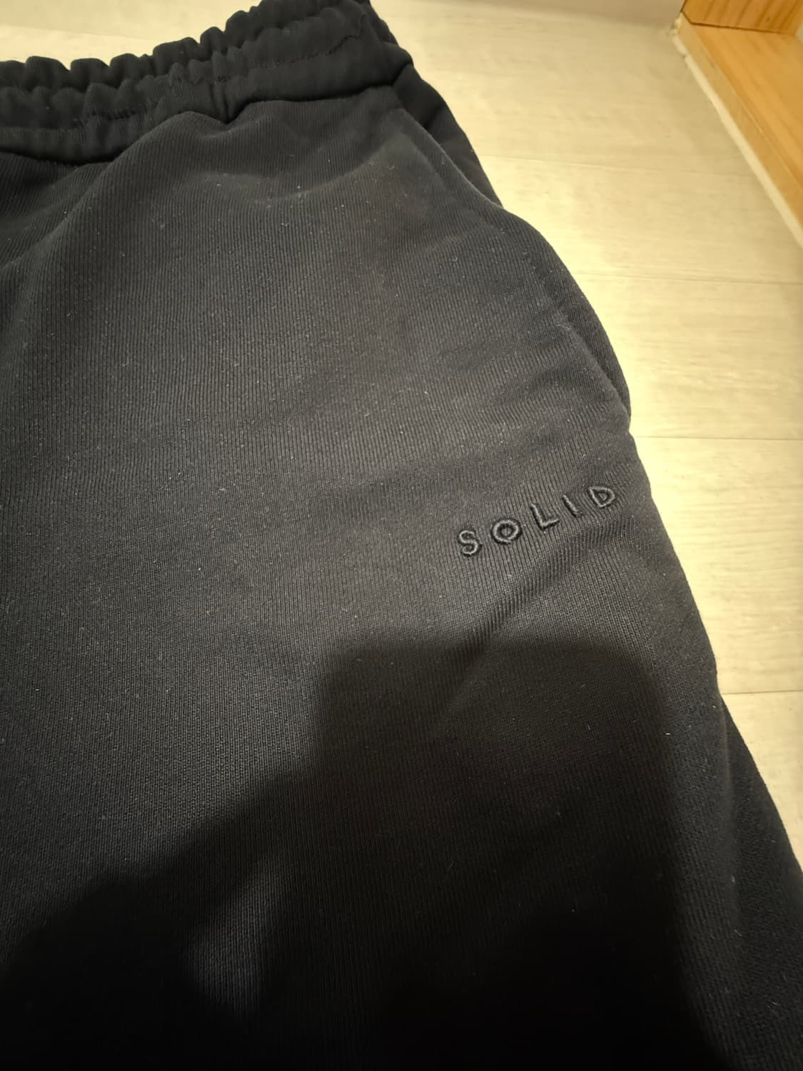 [50]솔리드옴므 스웻팬츠 블랙  상품이미지2