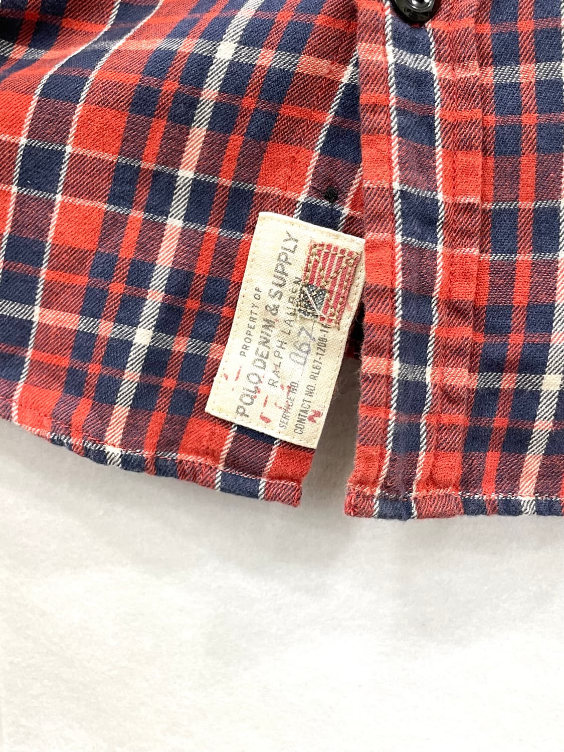 데님앤서플라이 랄프로렌 체크셔츠 xs 상품이미지2