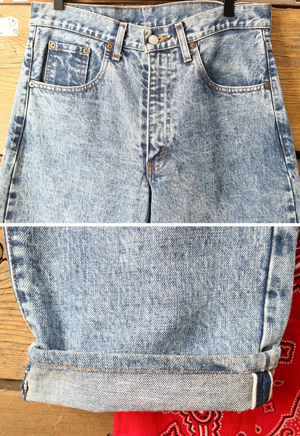 일본판 80s LVC LEVIS 리바이스 502 빅E 셀비지데님 상품이미지4