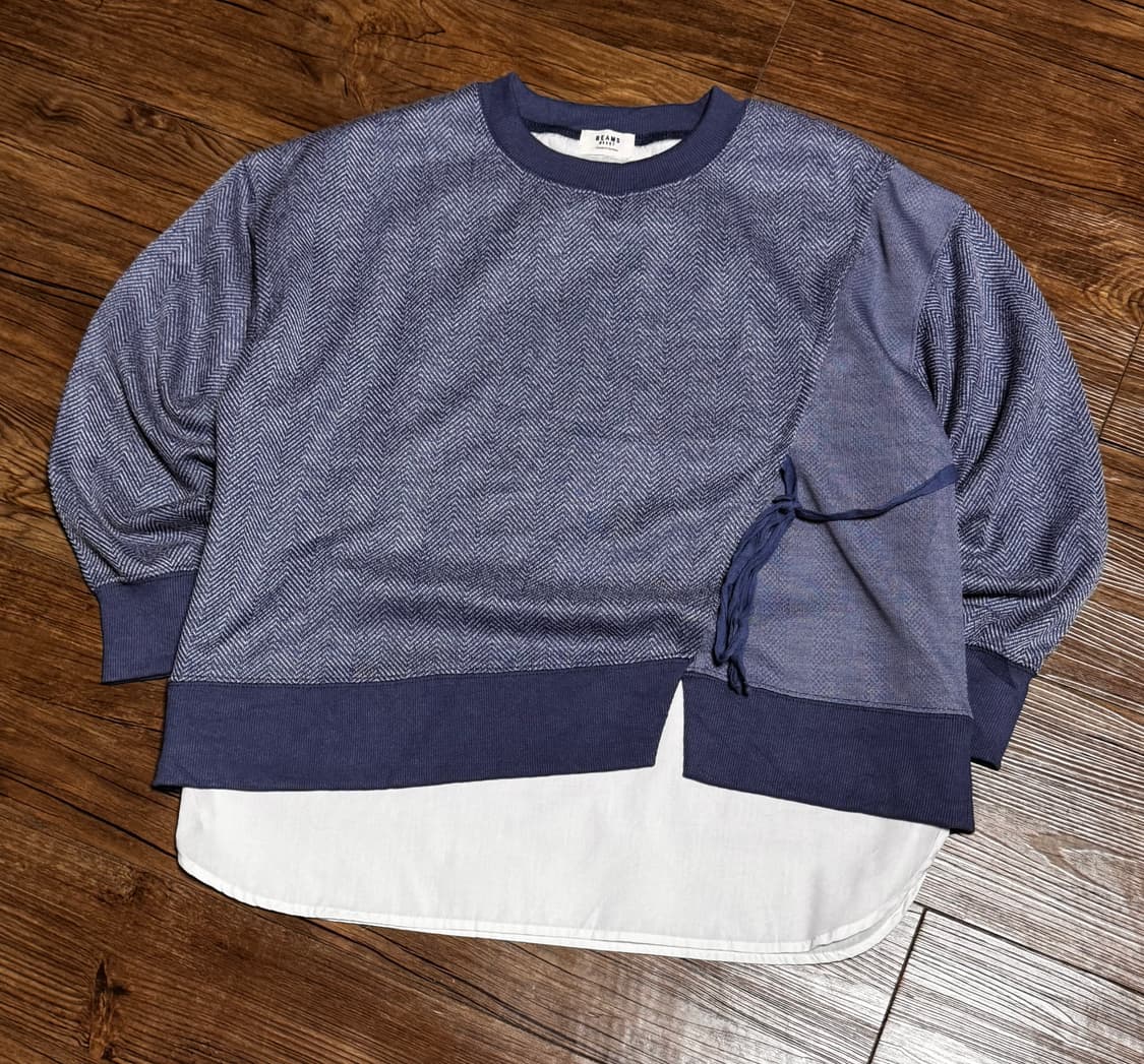 [Free] 빔즈 하트 레이어드 셔츠 맨투맨 상품이미지2