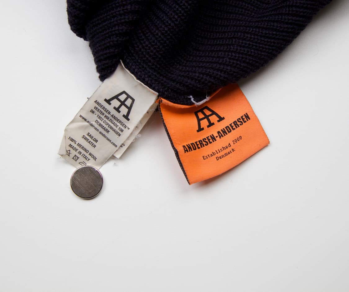  Andersen Andersen 세일러 터틀넥 네이비 상품이미지8