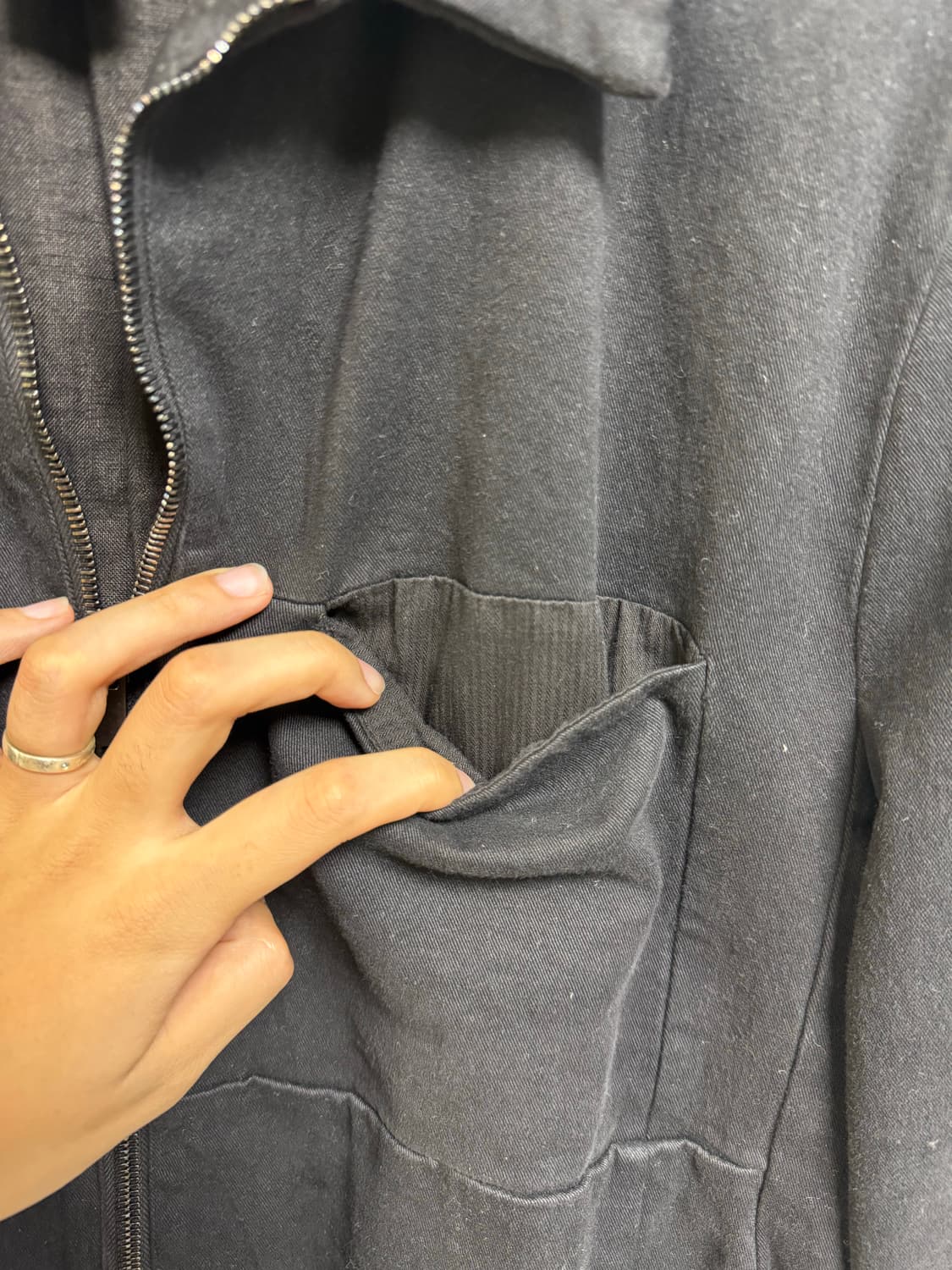 트랜짓(Transit)/블랙 자켓/L(100-105) 상품이미지3