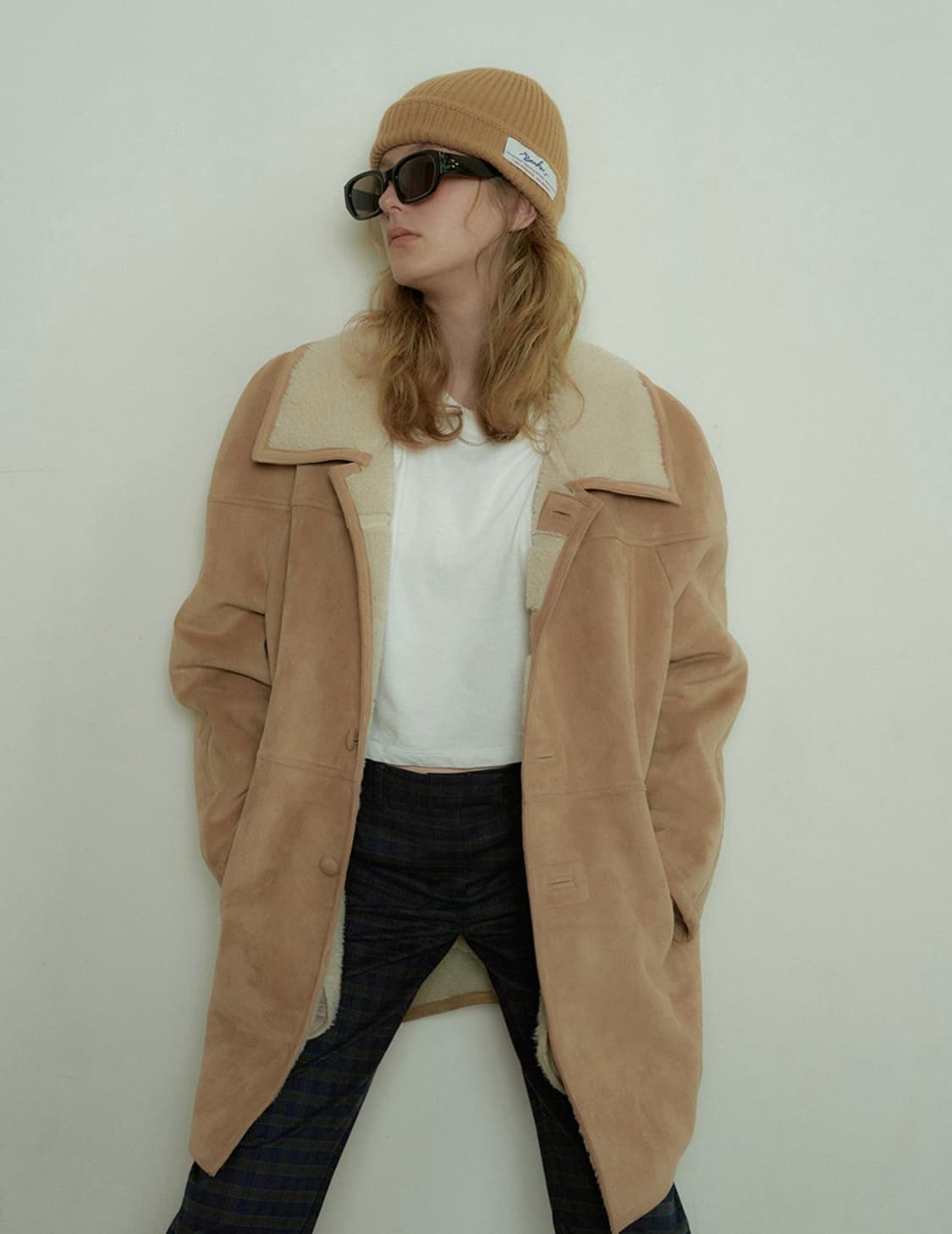 오버듀플레어 무스탕 상품이미지2