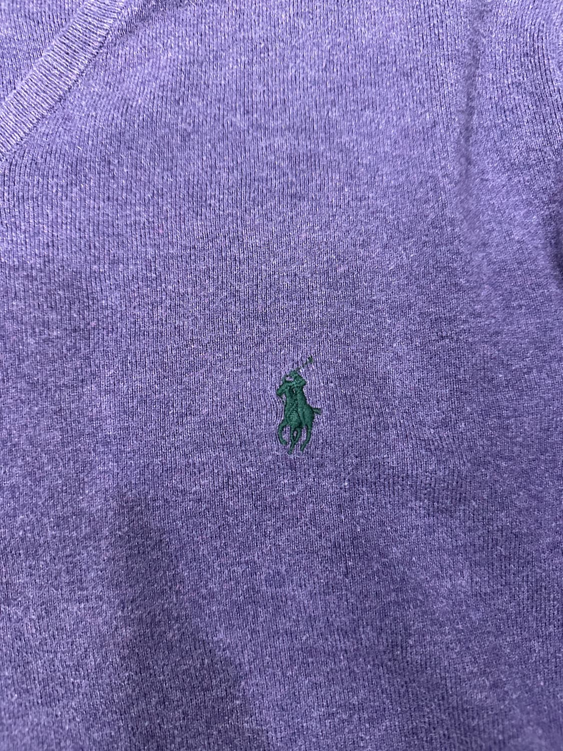 폴로 랄프로렌 퍼플 브이넥 니트 S 상품이미지7