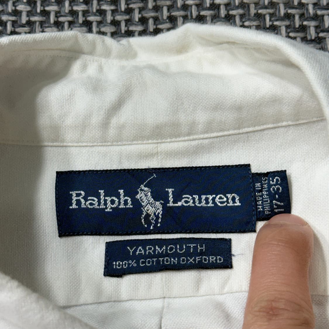 폴로 화이트 셔츠 (old-8564) 상품이미지4