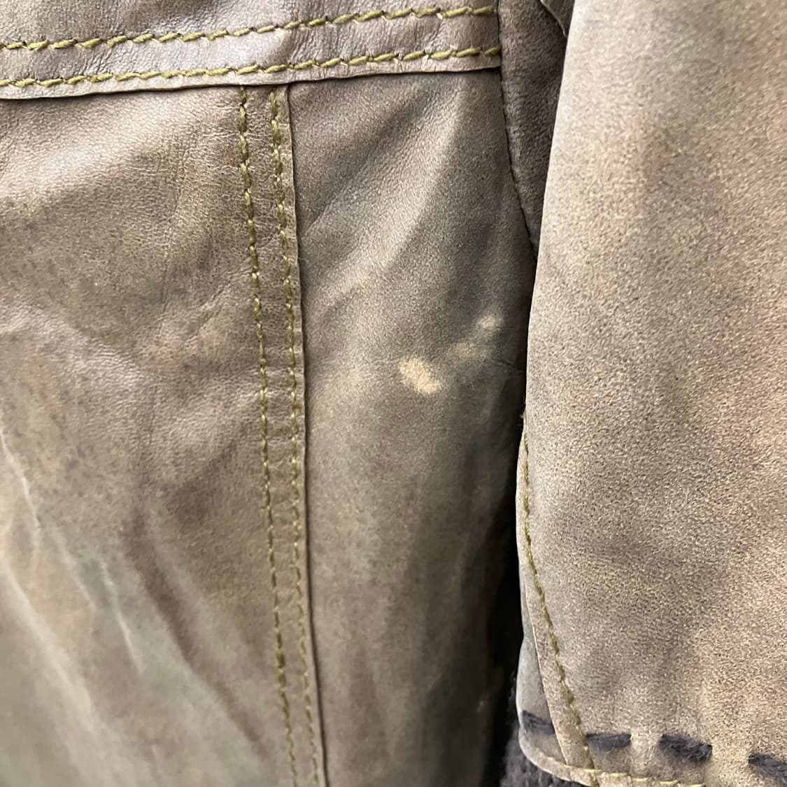 Je Judith 브라운 스웨이드 양가죽 자켓 40 상품이미지6