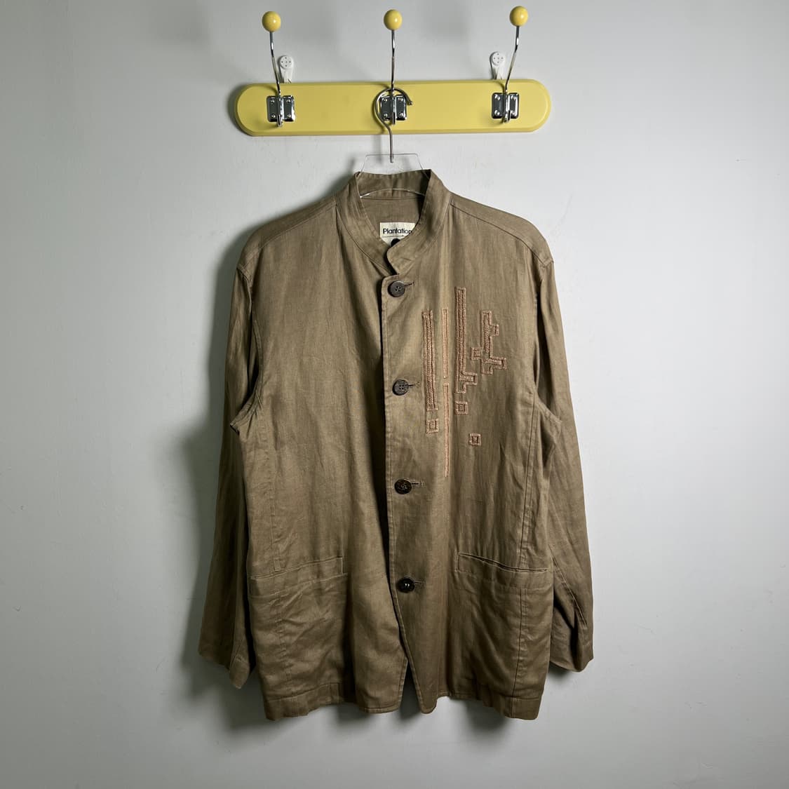 이세이미야케 플랜테이션 자수 린넨 자켓 M 상품이미지1