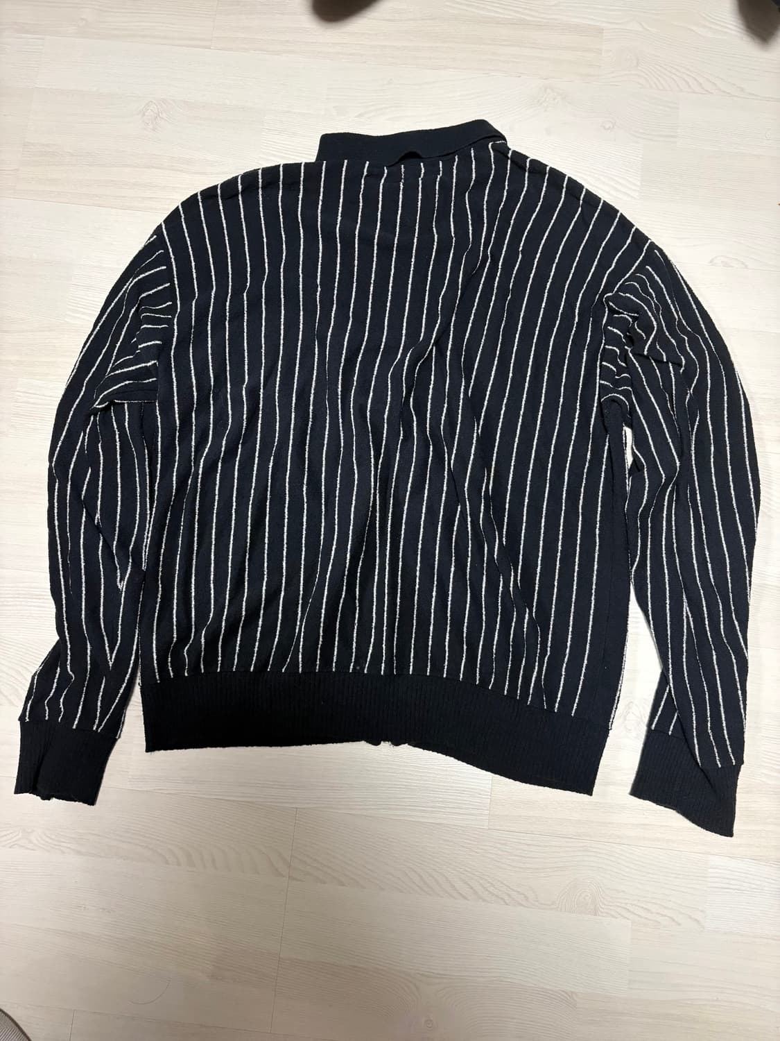 stussy / LS Zip Polo / Black / XL 상품이미지2