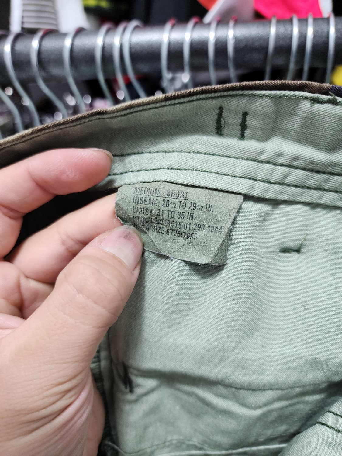 미군 우드랜드 BDU 밀리터리 팬츠 상품이미지6