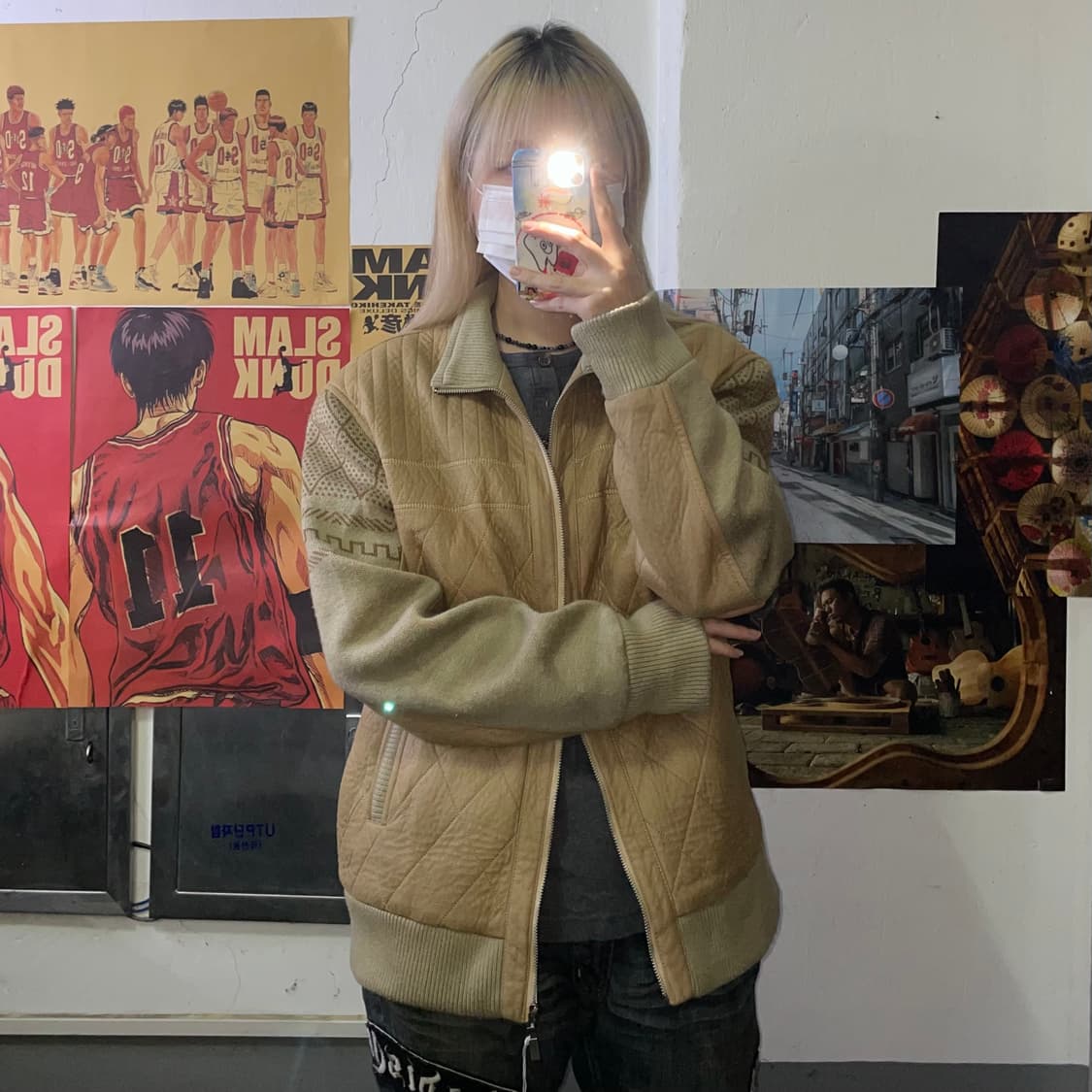 Pulo L•C•S  베이지 코튼 자켓 XL 상품이미지2