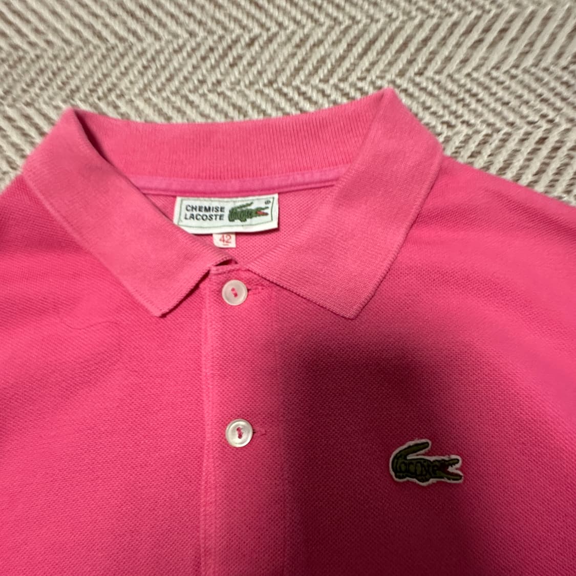 LACOSTE polo shirt pink 상품이미지3