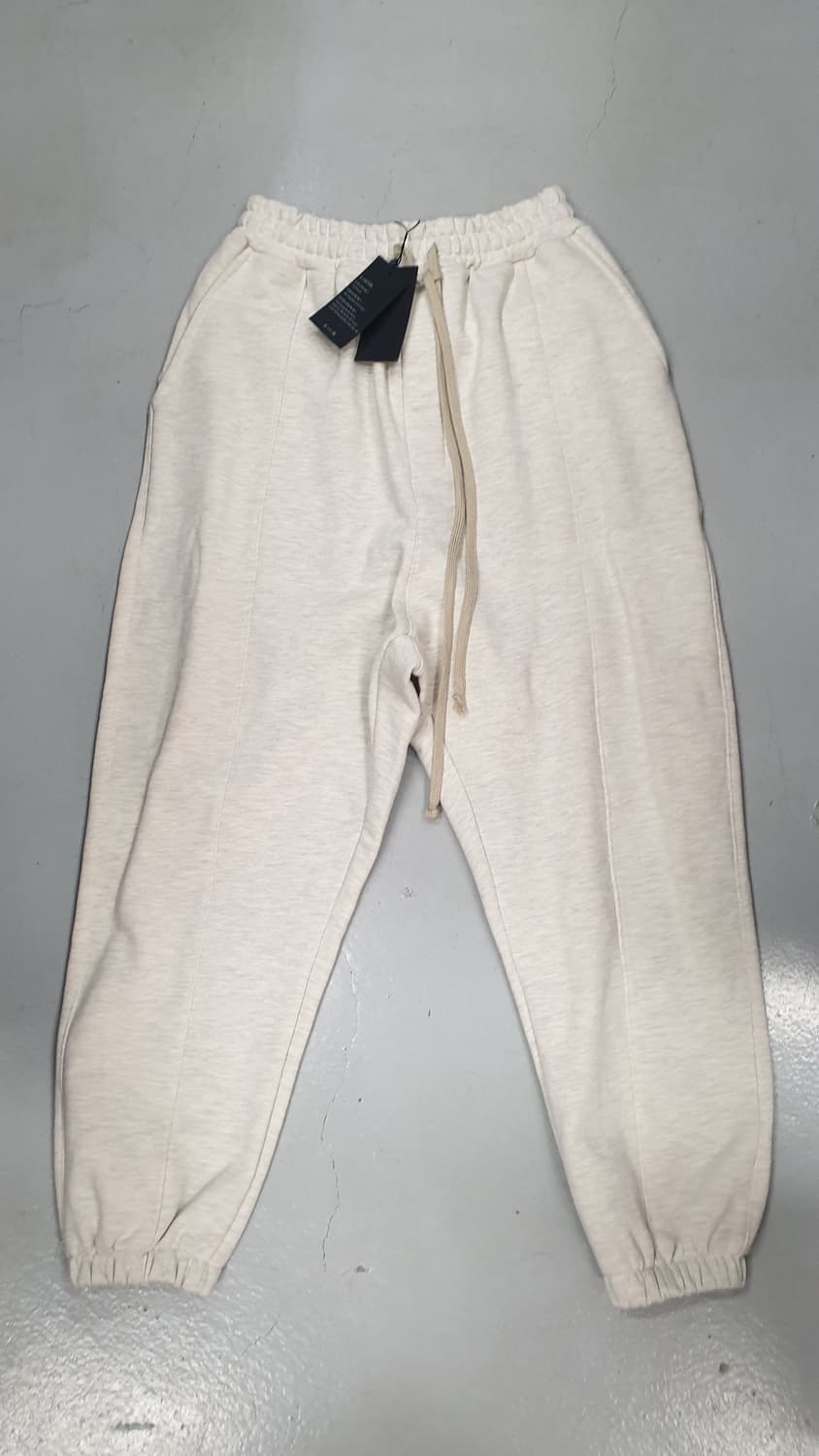 새거. 어텐션로우 오트밀멜란지 와이드 셋업 팬츠 (M) 상품이미지1