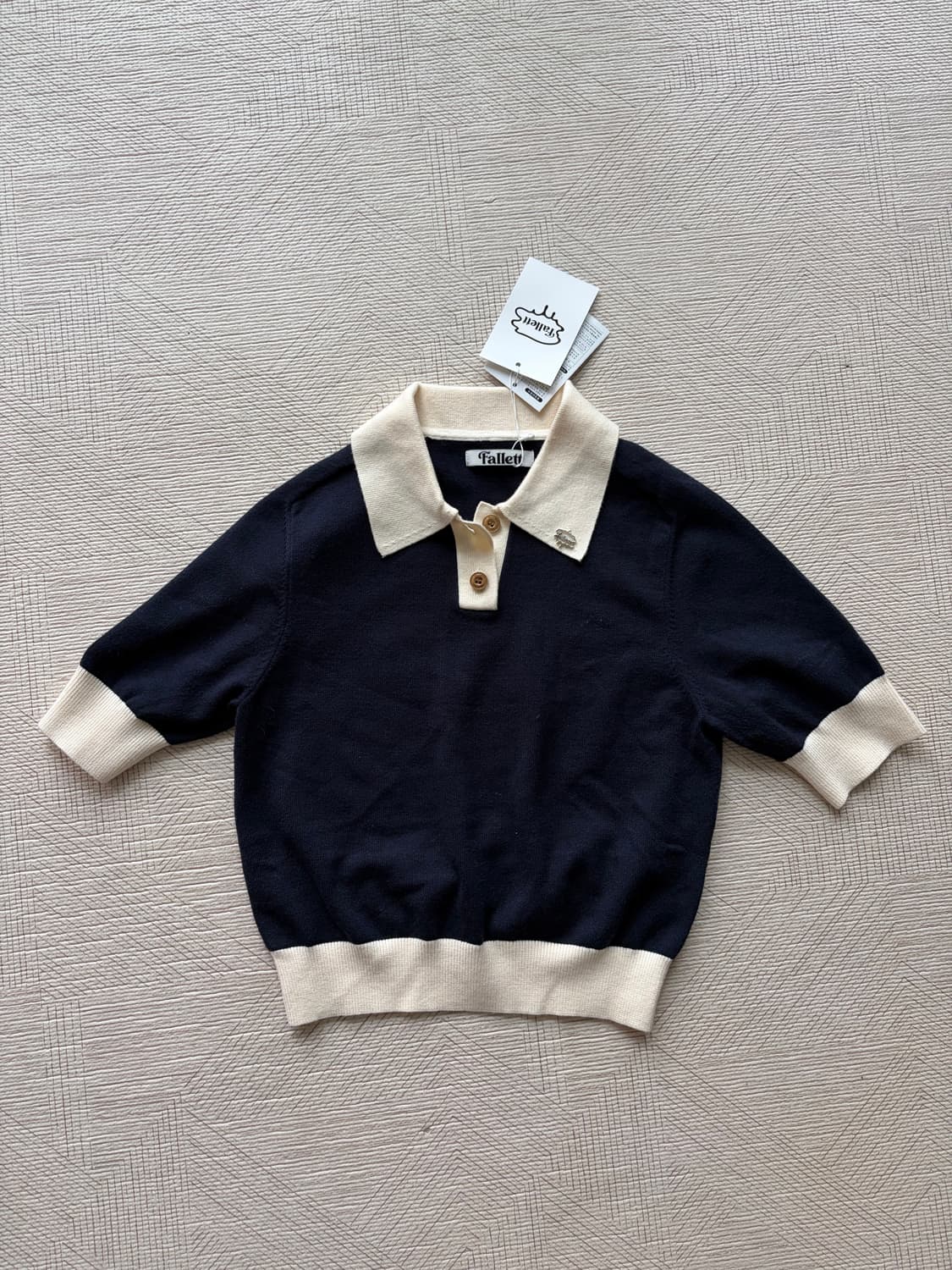 새상품) 팔렛 COLOR-BLOCK KNIT TOP 상품이미지5